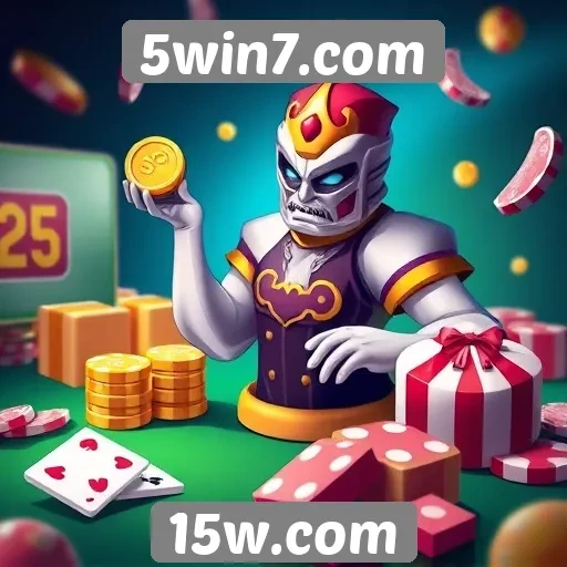 Características de jogos oferecidos no 5win7.com
